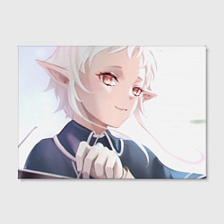 Холст прямоугольный Реинкарнация Безработного Сильфиетта smile, цвет: 3D-принт — фото 2