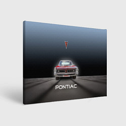 Картина прямоугольная Американский масл-кар Pontiac GTO