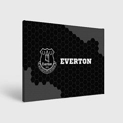 Картина прямоугольная Everton sport на темном фоне по-горизонтали