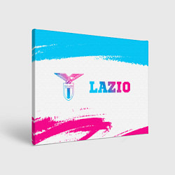 Картина прямоугольная Lazio neon gradient style по-горизонтали