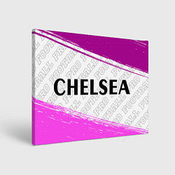 Холст прямоугольный Chelsea pro football по-горизонтали, цвет: 3D-принт