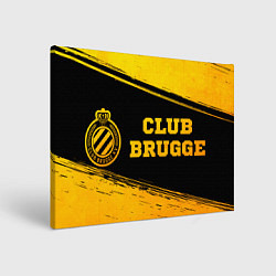 Картина прямоугольная Club Brugge - gold gradient по-горизонтали