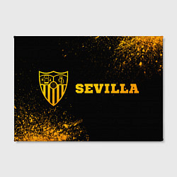 Холст прямоугольный Sevilla - gold gradient по-горизонтали, цвет: 3D-принт — фото 2
