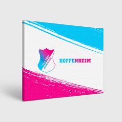 Холст прямоугольный Hoffenheim neon gradient style по-горизонтали, цвет: 3D-принт