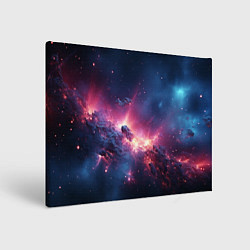 Холст прямоугольный Взрыв в космосе, цвет: 3D-принт