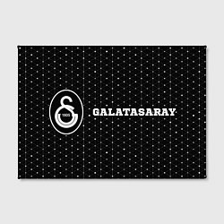 Холст прямоугольный Galatasaray sport на темном фоне по-горизонтали, цвет: 3D-принт — фото 2