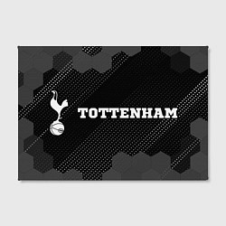 Холст прямоугольный Tottenham sport на темном фоне по-горизонтали, цвет: 3D-принт — фото 2
