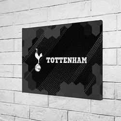 Холст прямоугольный Tottenham sport на темном фоне по-горизонтали, цвет: 3D-принт — фото 2