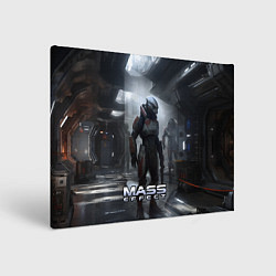 Холст прямоугольный Mass Effect game - пришелец, цвет: 3D-принт