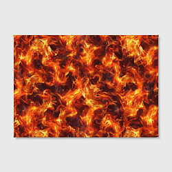 Холст прямоугольный Текстура элементаля огня, цвет: 3D-принт — фото 2