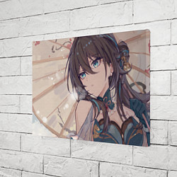 Холст прямоугольный Honkai Star Rail Ruan Мэй, цвет: 3D-принт — фото 2
