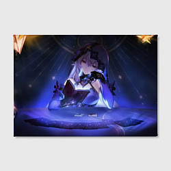 Холст прямоугольный Honkai Star Rail Black Swan, цвет: 3D-принт — фото 2