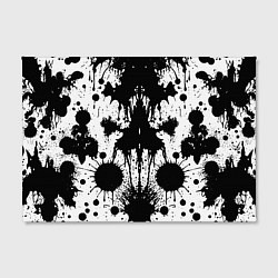 Холст прямоугольный Psychedelic Rorschach test - ai art, цвет: 3D-принт — фото 2