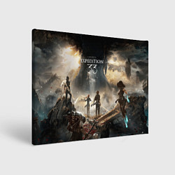 Холст прямоугольный Герои Clair Obscur expedition 33, цвет: 3D-принт