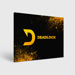 Картина прямоугольная Deadlock - gold gradient по-горизонтали