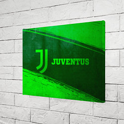 Холст прямоугольный Juventus - green gradient по-горизонтали, цвет: 3D-принт — фото 2