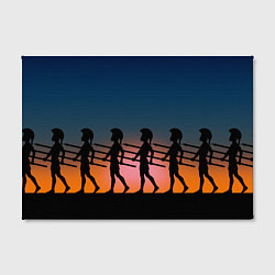 Холст прямоугольный Древние греки на закате, цвет: 3D-принт — фото 2