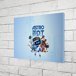 Холст прямоугольный Astro Bot - Game, цвет: 3D-принт — фото 2