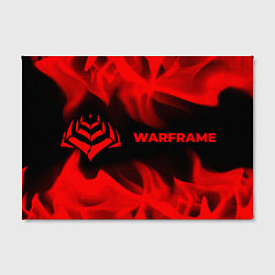 Холст прямоугольный Warframe - red gradient по-горизонтали, цвет: 3D-принт — фото 2