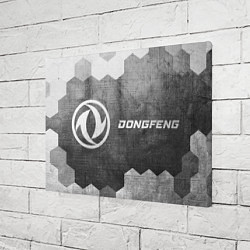 Холст прямоугольный Dongfeng - grey gradient по-горизонтали, цвет: 3D-принт — фото 2