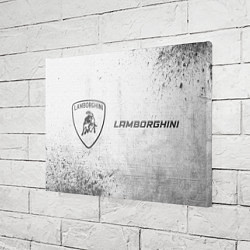 Холст прямоугольный Lamborghini - white gradient по-горизонтали, цвет: 3D-принт — фото 2