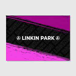 Холст прямоугольный Linkin Park 2024 rock legends по-горизонтали, цвет: 3D-принт — фото 2