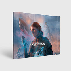 Холст прямоугольный Героиня Unknown 9 awakening, цвет: 3D-принт