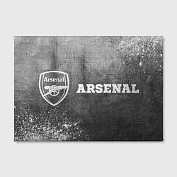 Холст прямоугольный Arsenal - grey gradient по-горизонтали, цвет: 3D-принт — фото 2