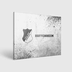 Холст прямоугольный Hoffenheim - white gradient по-горизонтали, цвет: 3D-принт