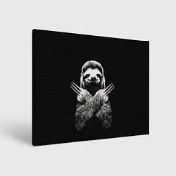 Картина прямоугольная Ленивец росомаха