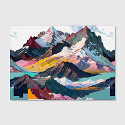 Холст прямоугольный Искусство гор, цвет: 3D-принт — фото 2