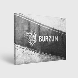 Картина прямоугольная Burzum - grey gradient по-горизонтали