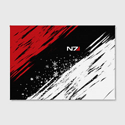 Холст прямоугольный Mass Effect - Merry Christmas, цвет: 3D-принт — фото 2