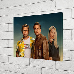 Холст прямоугольный Однажды в Голливуде трио, цвет: 3D-принт — фото 2