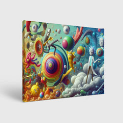 Картина прямоугольная Рик Санчес - граффити