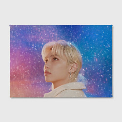 Холст прямоугольный Winter falls Felix Stray Kids, цвет: 3D-принт — фото 2
