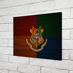 Холст прямоугольный Hogwarts emblem, цвет: 3D-принт — фото 2