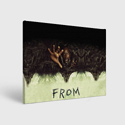 Холст прямоугольный Извне сериал ужастик, цвет: 3D-принт