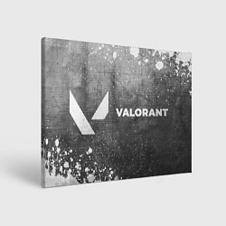 Картина прямоугольная Valorant - grey gradient по-горизонтали