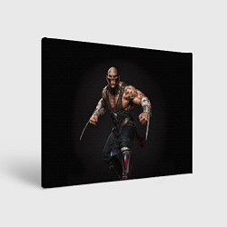 Холст прямоугольный Mortal kombat - baraka, цвет: 3D-принт