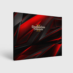 Картина прямоугольная Kingdom Come Deliverance 2 red black