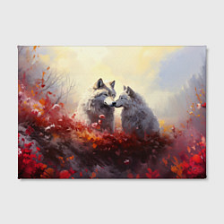 Холст прямоугольный Волчья верность, цвет: 3D-принт — фото 2