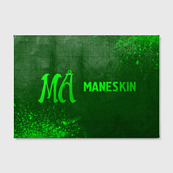 Холст прямоугольный Maneskin - green gradient по-горизонтали, цвет: 3D-принт — фото 2