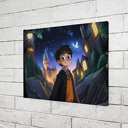Холст прямоугольный Счастливый Гарри Поттер, цвет: 3D-принт — фото 2