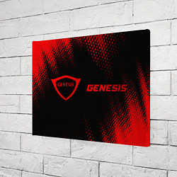 Холст прямоугольный Genesis - red gradient по-горизонтали, цвет: 3D-принт — фото 2