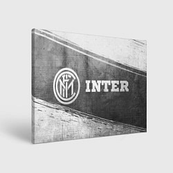 Холст прямоугольный Inter - grey gradient по-горизонтали, цвет: 3D-принт