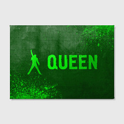 Холст прямоугольный Queen - green gradient по-горизонтали, цвет: 3D-принт — фото 2