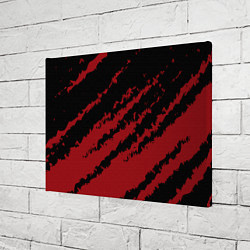 Холст прямоугольный The color is red and black, цвет: 3D-принт — фото 2