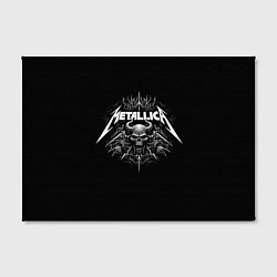 Холст прямоугольный The horned skull - Metallica, цвет: 3D-принт — фото 2