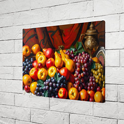 Холст прямоугольный Фруктовый натюрморт, цвет: 3D-принт — фото 2